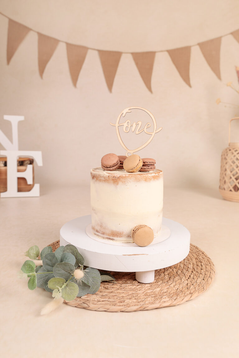 De taart van een cakesmasshoot