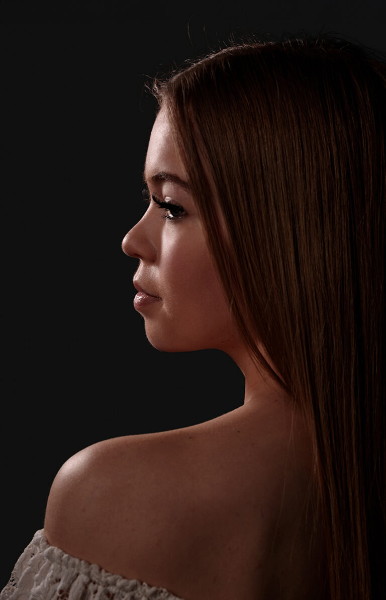 Krachtig en sfeervol portret van een meisje